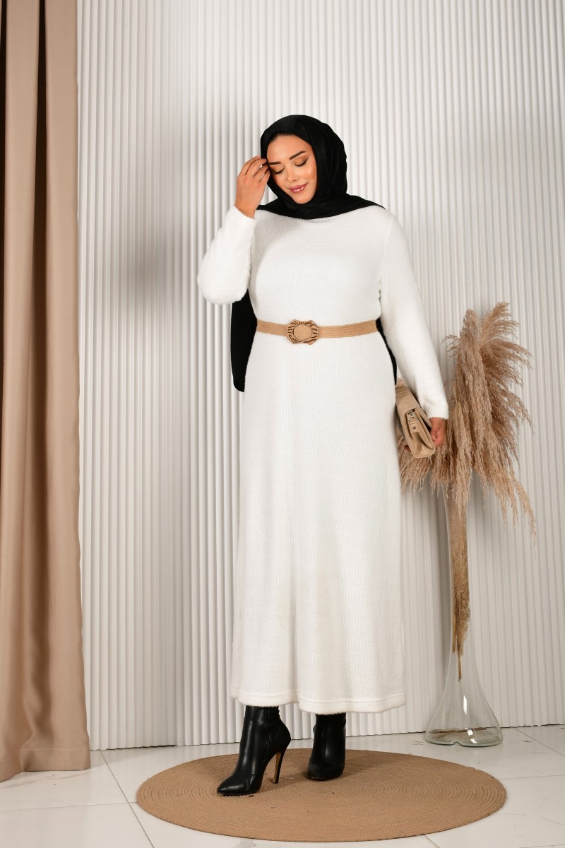 Tesettür Triko Elbise