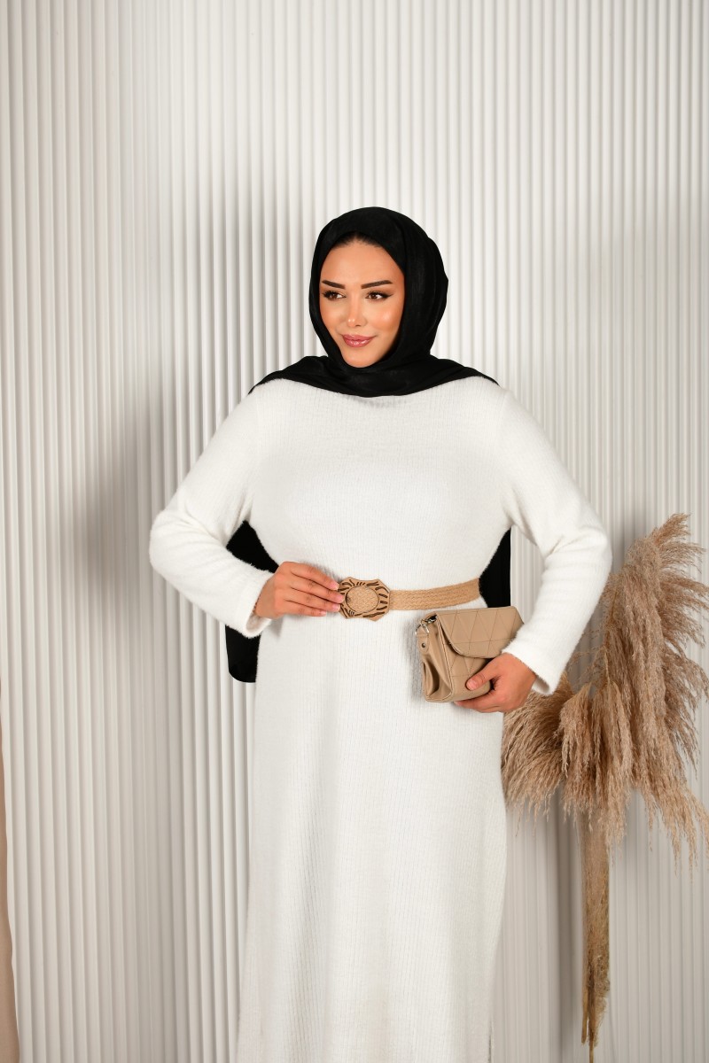 Tesettür Triko Elbise